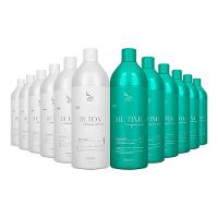 Kit 6 Escovas Progressivas Zap All Time Orgânica + 6 Shampoos Detox 1 Litro - 1