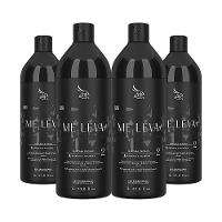 Kit 4 Escovas Progressivas Zap Me Leva Black Passo 2 1 Litro - 1