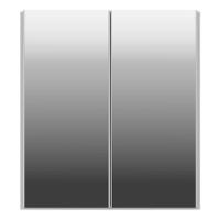 Aparador Cantinho Do Café Com Espelho 2 Portas Branco