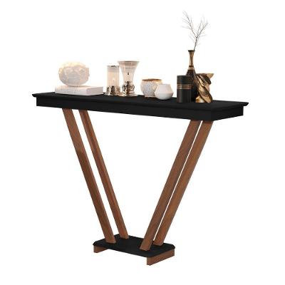 Aparador Supreme Preto Minimalista Sofisticado Ambientes