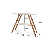 Aparador Cantinho Cafe Off White Buffet Sala Hall Escritorio - 2