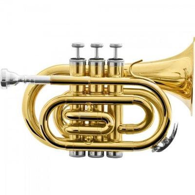 Trompete Harmonics Bb Hmt-500l Pocket Laqueado
