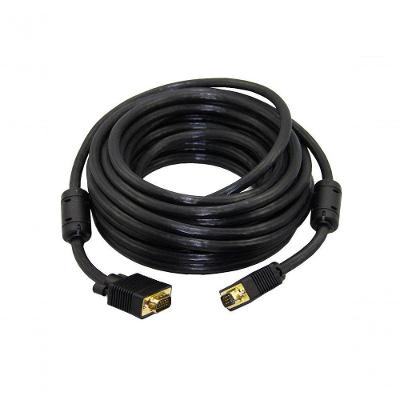 Cabo Nwt Para Monitor Vga Hd15m X Hd15m 25 Metros - Preto