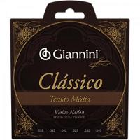 Encordoamento Para Violao Genwpm Serie Classico Nylon Media Giannini - 1