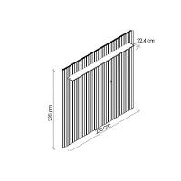 Estante P- Sala Até 70 Pol Moema-maragogi Ripado C- 4 Portas E Pés 180x197cm Off White-nature - Permóbili - 7