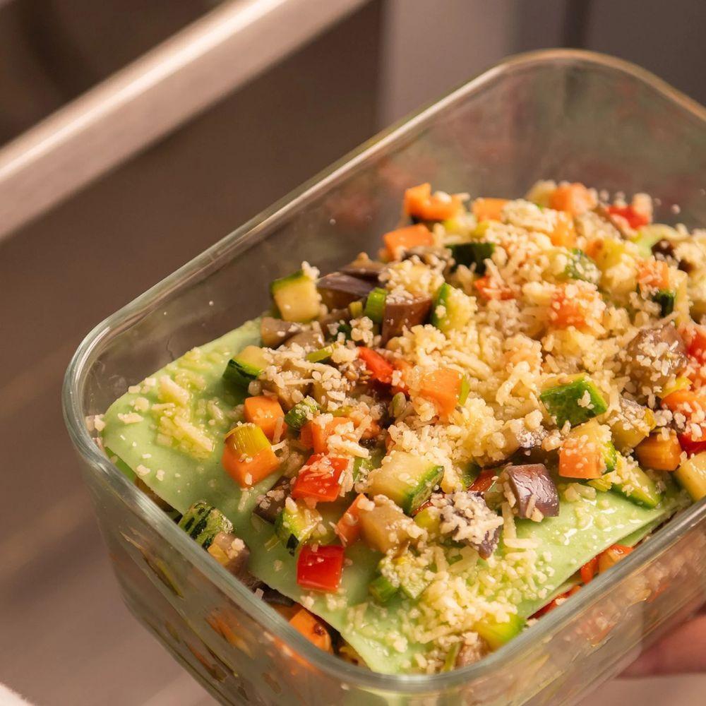 Pote Vidro Hermético Fresh Lock Branco Fechado 2,4l - 4