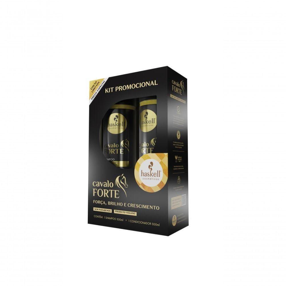 Promopack Para Crescimento E Reconstrução Haskell Cavalo Forte 300ml - 2