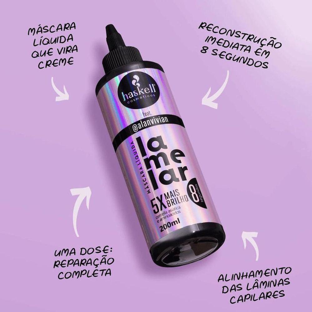 Máscara Líquida Lamelar 8 Segundos Haskell 200ml - 2