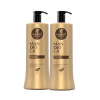 Kit Shampoo E Condicionador Hidratação E Fortalecimento Haskell Mandioca 1000ml - 1