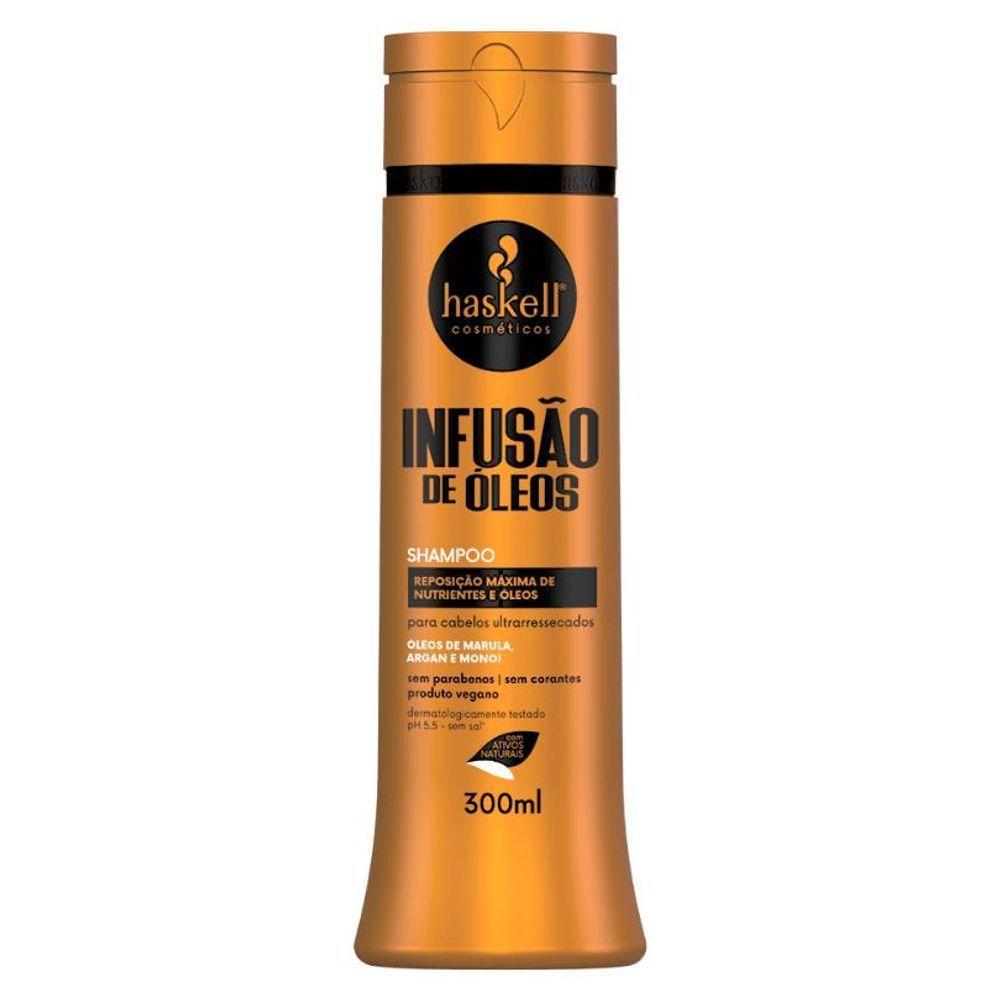 Shampoo Infusão De Óleos Para Nutrição Haskell 300ml - 1