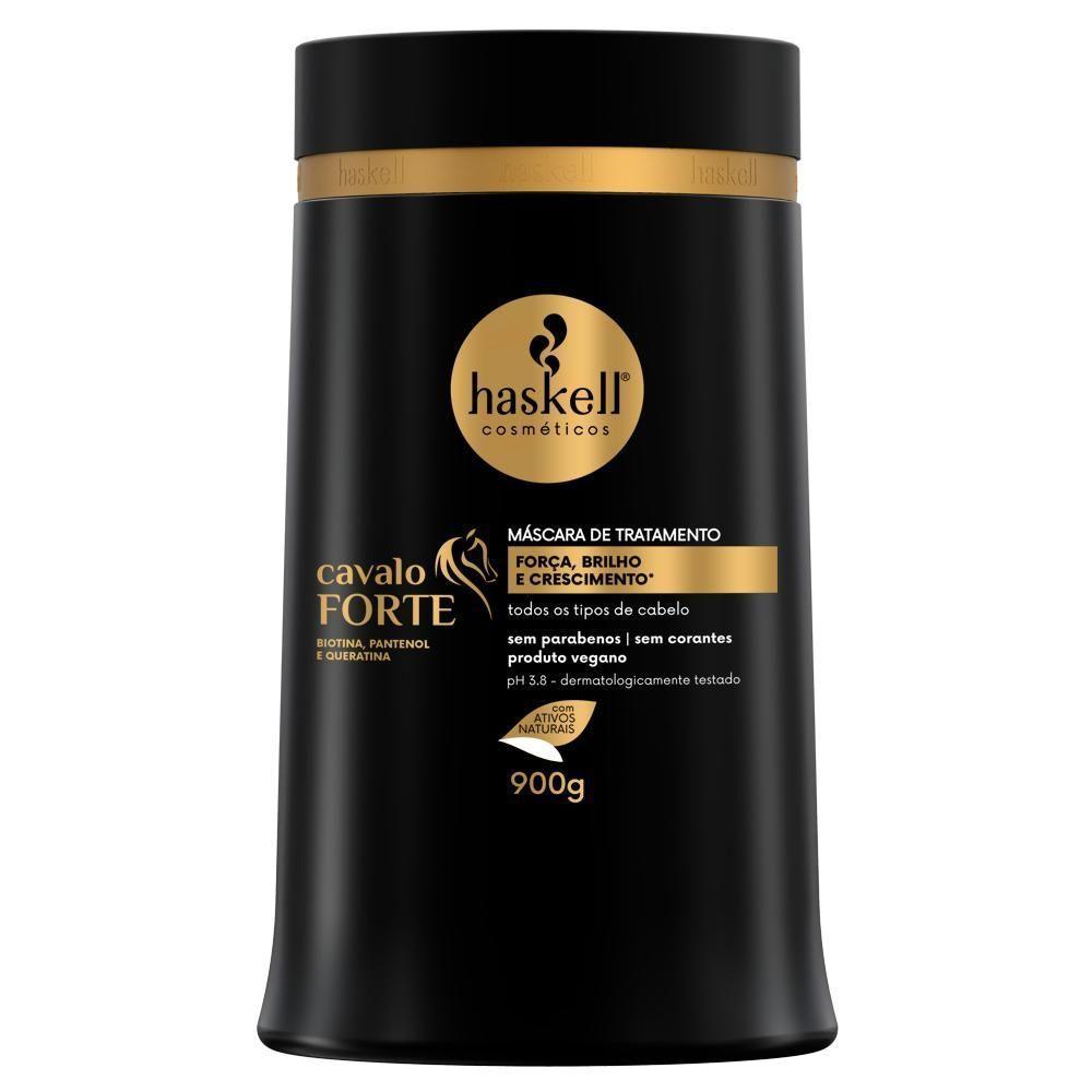 Kit Shampoo Condicionador E Máscara Hidratação E Fortalecimento Haskell Cavalo Forte 1l - 4