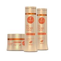 Kit Shampoo Condicionador E Máscara Força E Nutrição Tutano Vegetal Haskell 300ml - 1