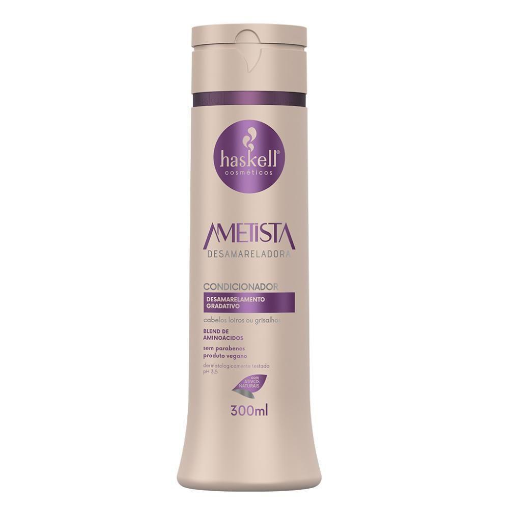 Kit Shampoo E Condicionador Desamareladora Ametista Haskell 300ml - 2