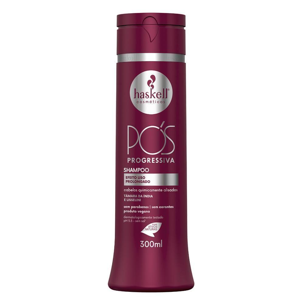 Kit Shampoo E Condicionador Alinhador Pós Progressiva Haskell 300ml - 4