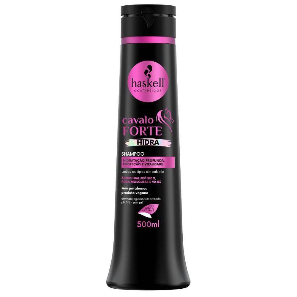 Shampoo Para Hidratação E Crescimento Haskell Cavalo Forte Hidra 500ml - 1