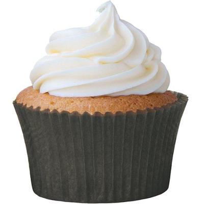 Forminha Para Bolinho Cupcake Liso Nº 0 Preto - 45 Un