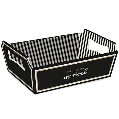 Kit Cesta De Cartão Maison G 33x23,5x10,5cm - 10 Un