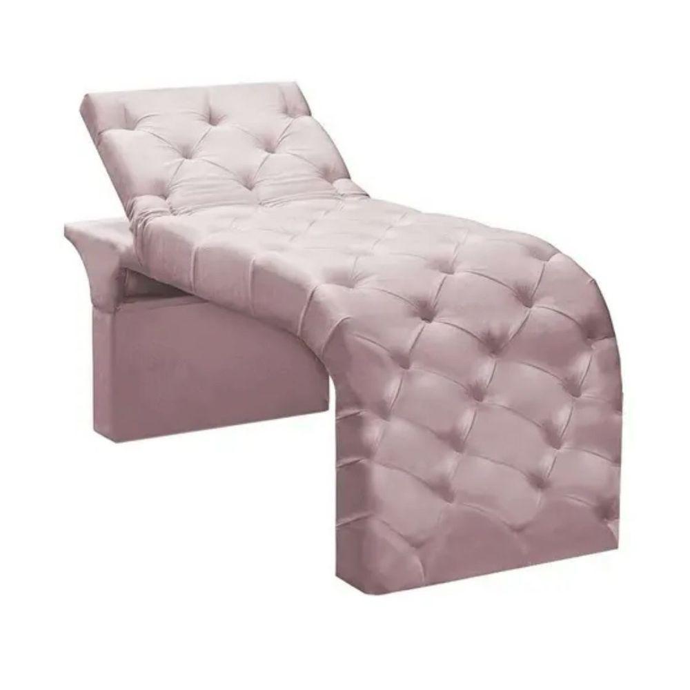 Maca Estofada Estética Cílios Regulável Spa Veludo Eloísa Rosê - 1