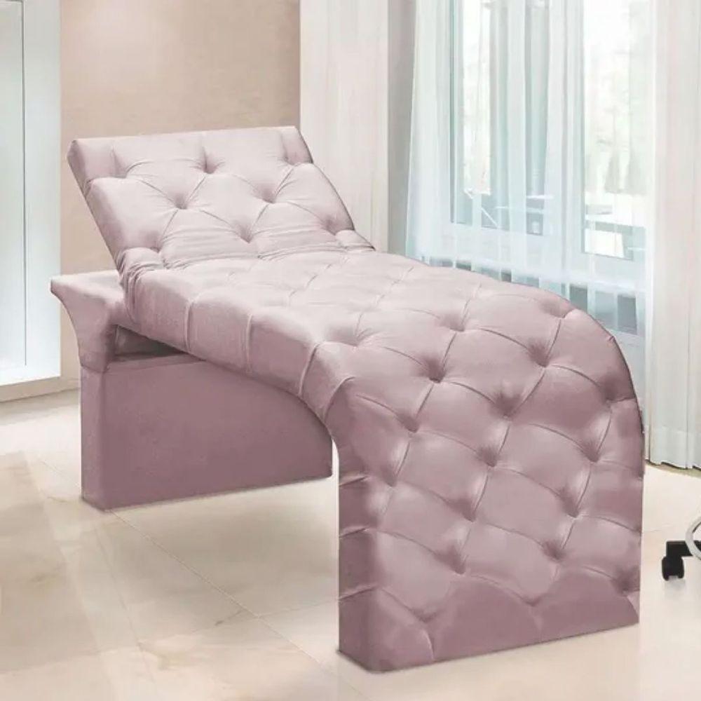 Maca Estofada Estética Cílios Regulável Spa Veludo Eloísa Rosê - 2