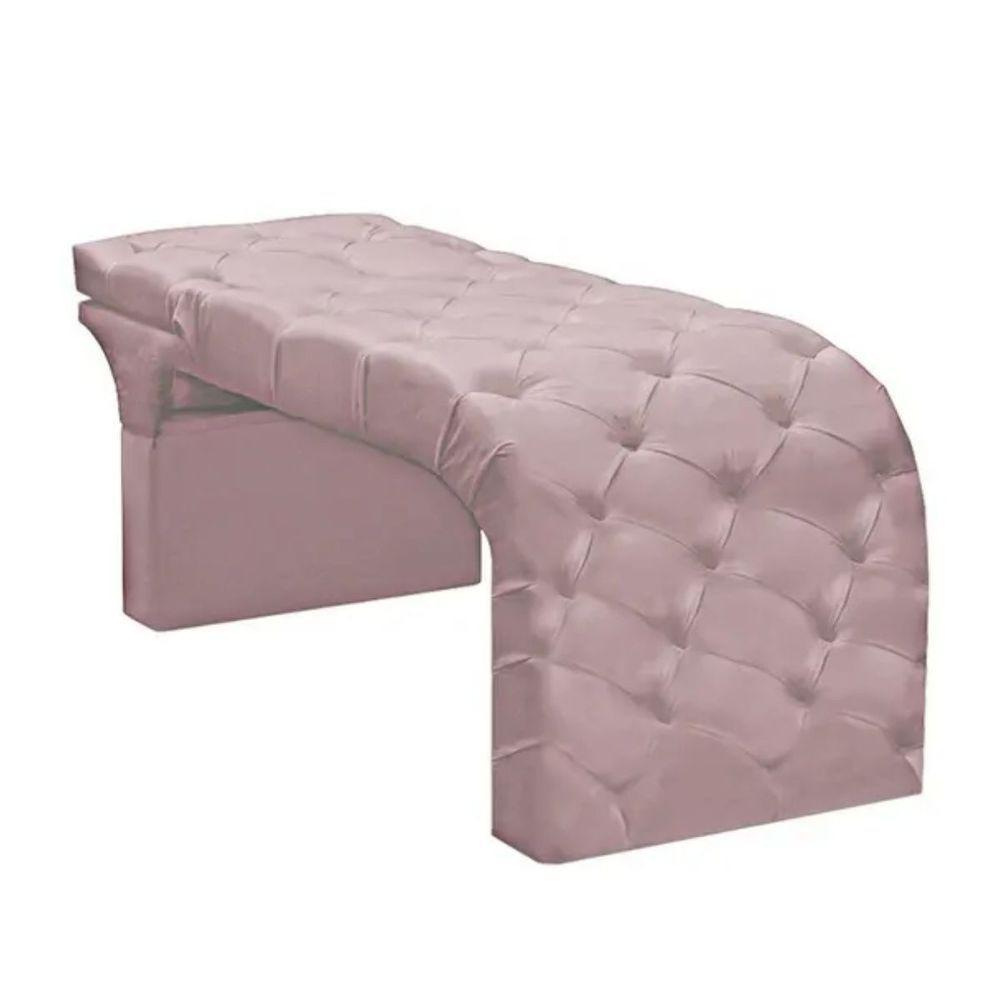 Maca Estofada Estética Cílios Regulável Spa Veludo Eloísa Rosê - 6