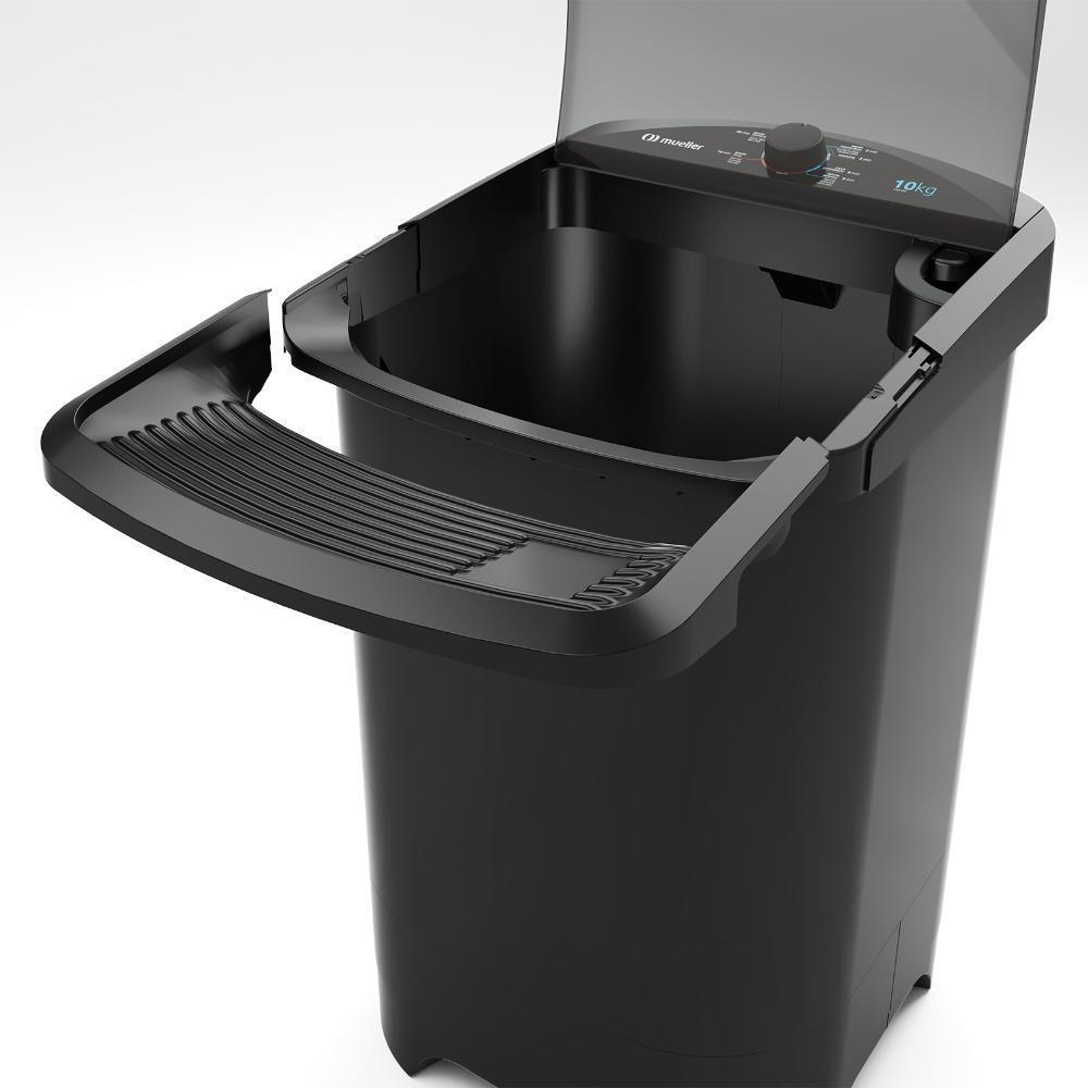 Tanquinho De Lavar Roupa Mueller 10 Kg Com Superesfregador MLT10C Preto 110V - 7