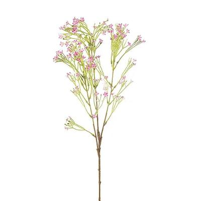 Flores Decorativas Permanentes - Wallflower X36 72cm Rosa - 6 Hastes