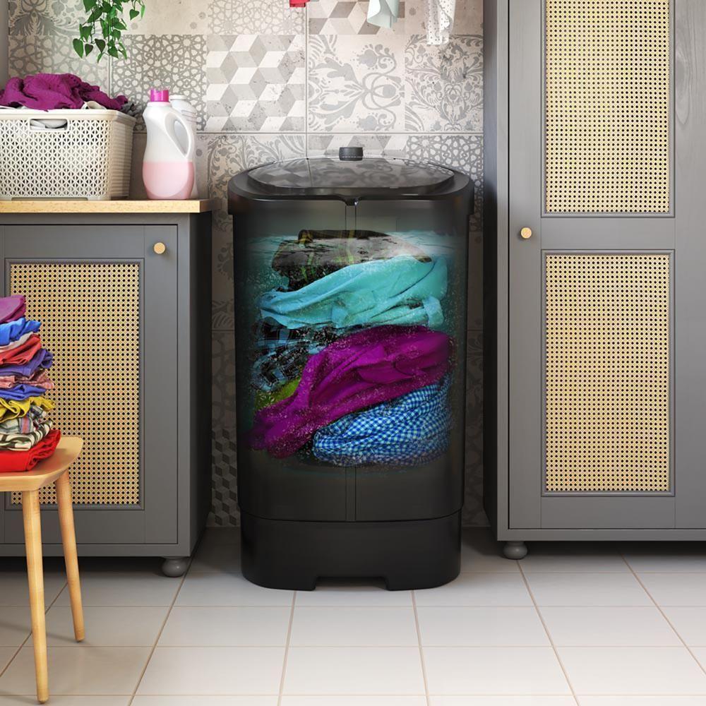 Tanquinho De Lavar Roupa Mueller 20 Kg Semiautomático MLT20B Preto 220V - 3
