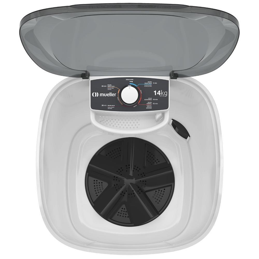 Tanquinho De Lavar Roupa Mueller 14 Kg Semiautomático MLT14B Branco 220V - 6