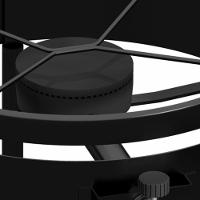 Fogareiro Tripé Para Disco Chama Simples Preto - 3