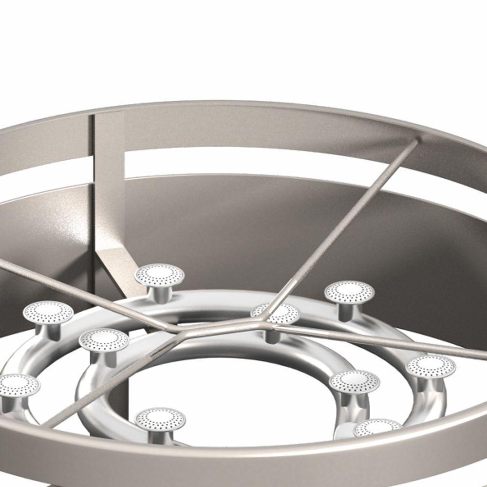 Fogareiro Tripé Para Disco 11 Caulins Prata - 3