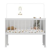 Mini Berço Moisés Com Colchão Incluso E Rodízios Multimóveis Mp4381c Branco - 5
