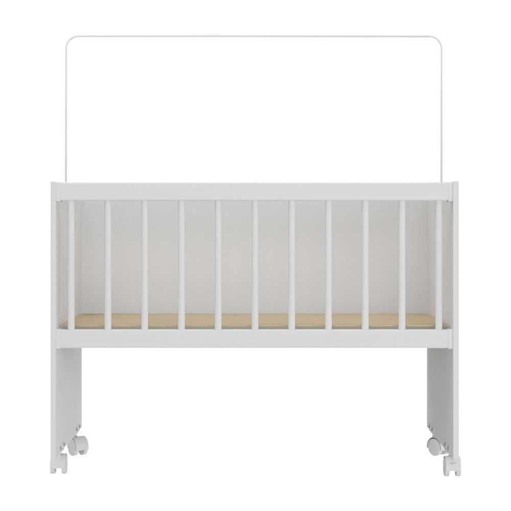 Berço Reborn Com Colchão Incluso E Rodízios Multimóveis Mp4382c Branco - 6