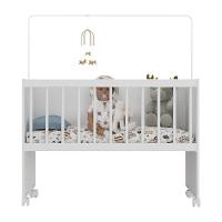 Berço Reborn Com Colchão Incluso E Rodízios Multimóveis Mp4382c Branco - 5