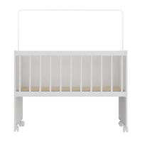 Berço Reborn Com Colchão Incluso E Rodízios Multimóveis Mp4382c Branco - 6