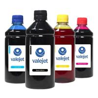 Kit 4 Tintas Para Epson L121 Cmyk 500ml Valejet - 1