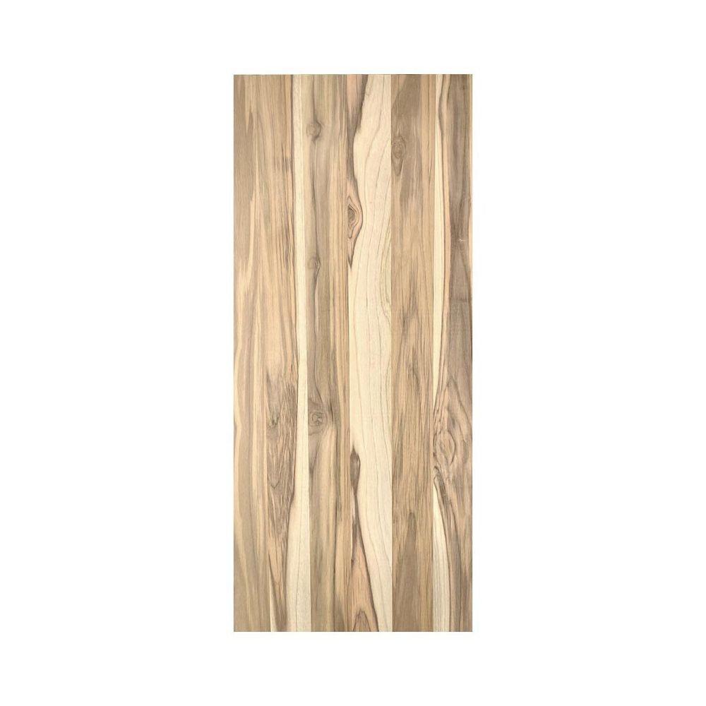 Painel De Madeira Teca Retangular Multiuso Natural 91,4 X 40,6 - 1