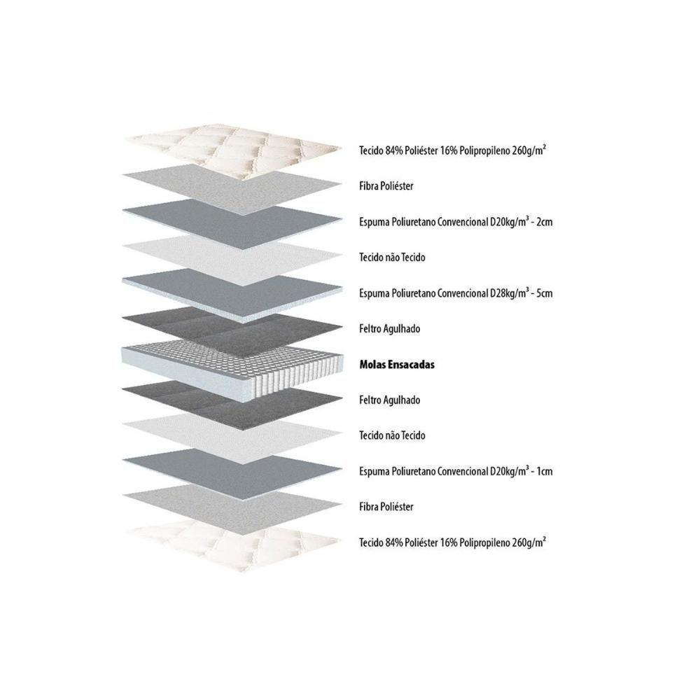 Cama Box Solteirão: Cama Box Reclinável Herval Ajustável Mh 1430 + Base Regulável(101x203x52) - 5