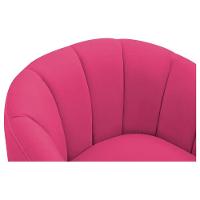 Kit 2 Poltronas Decorativas Sala De Estar Recepção Mavie Base De Ferro Dourado Suede - Amarena Móveis Cor Pink - 7