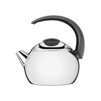 Chaleira Tramontina 61482183 2,25l Inox E Preto Inox 61482183