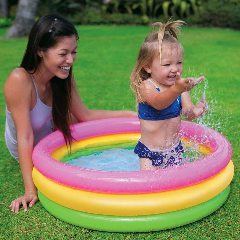 Piscina Inflável Infantil 34 Litros Redonda Bebê - Intex - 2