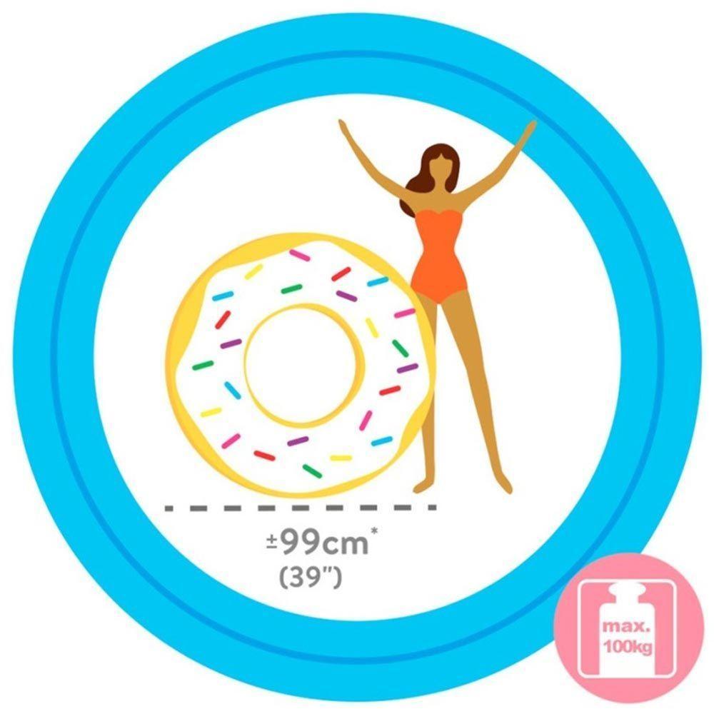 Bóia Inflável Redonda Donut Granulado Intex 56263 - 5
