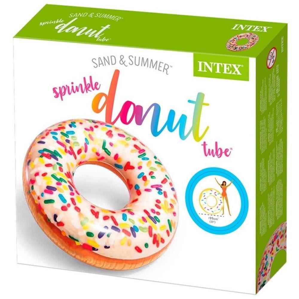 Bóia Inflável Redonda Donut Granulado Intex 56263 - 6