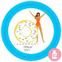 Bóia Inflável Redonda Donut Granulado Intex 56263 - 5