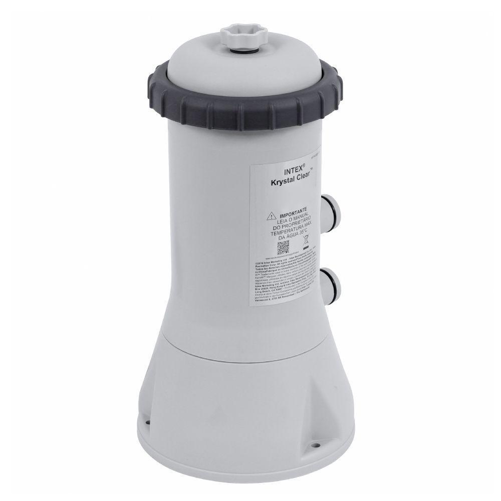 Kit Filtro 2.006 Litros-hora 110v + Capa 366 Estrutural + Forro E Kit Limpeza Intex - 1