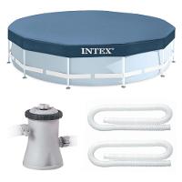 Kit Filtro 2.006 Litros-hora 220v E Capa 366 Estrutural Intex - 1