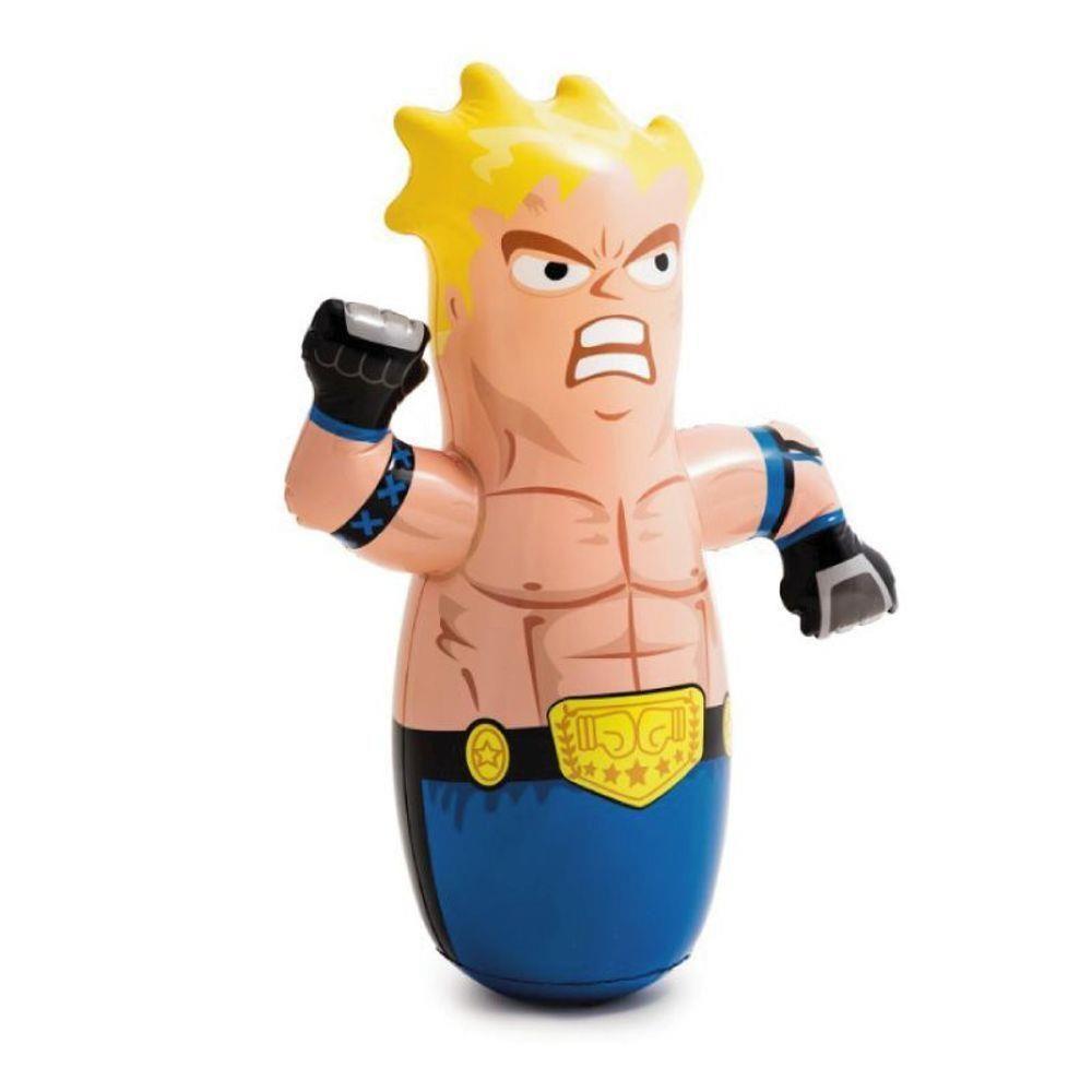 Boneco Inflável João Bobo Lutador Mma Boxeador Intex - 1