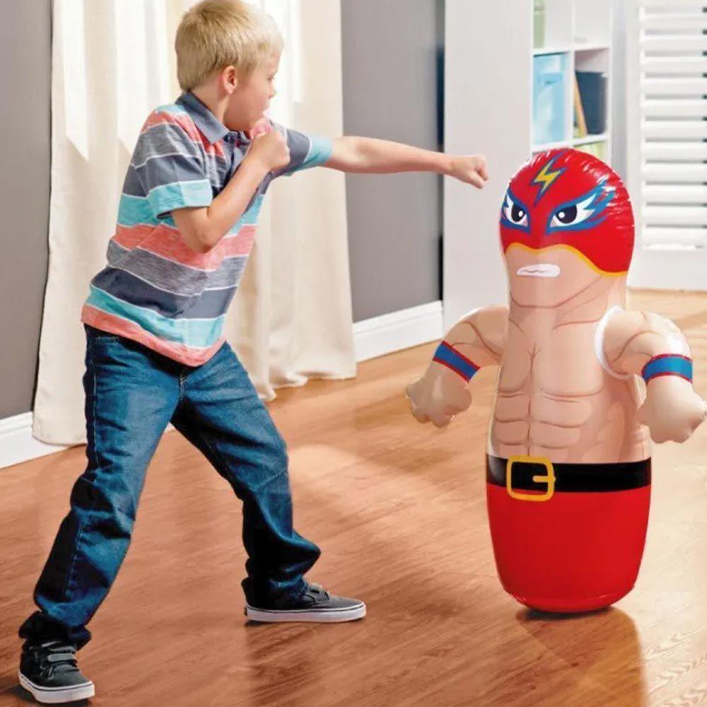 Boneco Inflável João Bobo Lutador Mascarado Intex - 2