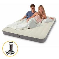 Colchão Inflável Casal Dura Beam Fiber Tech Queen Com Bomba De Encher Intex - 2