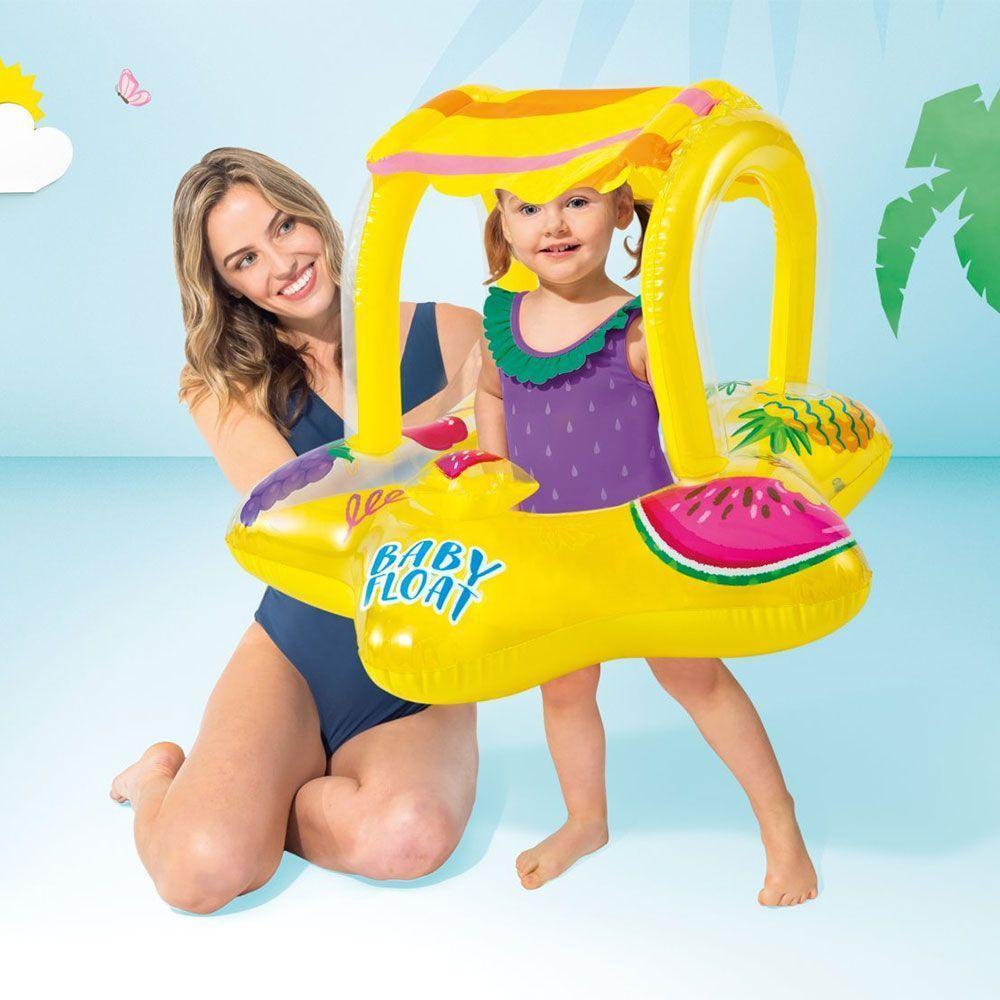 Boia Inflável Baby Bote Kiddie Com Cobertura Frutas - Intex - 3