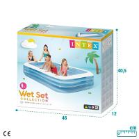 Piscina Inflável 1000 Litros Retangular Intex - 6